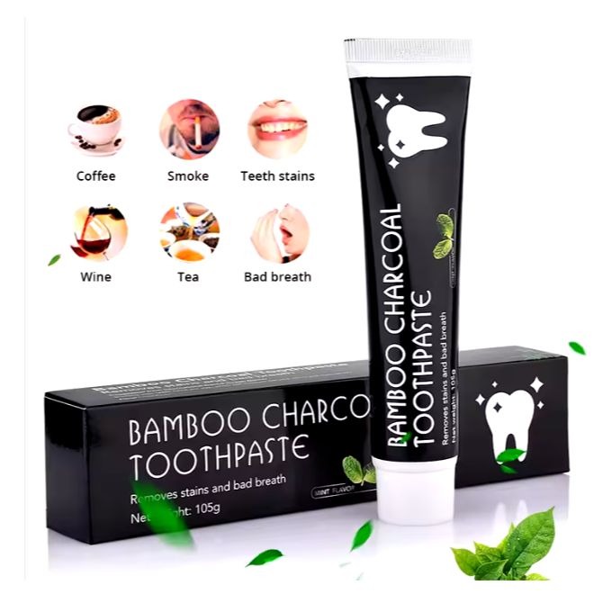 Dentifrice blanchissant pour les dents au charbon Formule naturelle